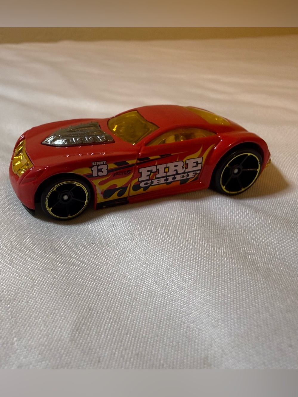 Red "Fire Chief" Race Car Toy - Kids Toy